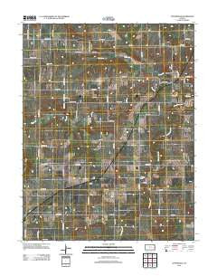 Centerville Kansas Historical topographic map, 1:24000 scale, 7.5 X 7.5 Minute, Year 2012