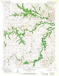 Centerville Kansas Historical topographic map, 1:24000 scale, 7.5 X 7.5 Minute, Year 1966