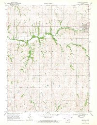 Centralia Kansas Historical topographic map, 1:24000 scale, 7.5 X 7.5 Minute, Year 1969