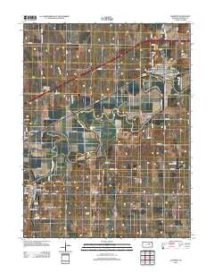 Chapman Kansas Historical topographic map, 1:24000 scale, 7.5 X 7.5 Minute, Year 2012
