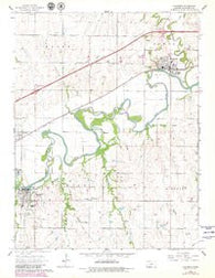 Chapman Kansas Historical topographic map, 1:24000 scale, 7.5 X 7.5 Minute, Year 1964