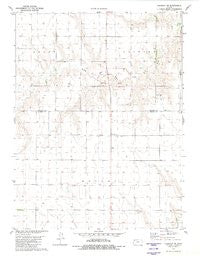 Chardon SE Kansas Historical topographic map, 1:24000 scale, 7.5 X 7.5 Minute, Year 1981