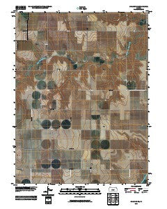 Chardon SE Kansas Historical topographic map, 1:24000 scale, 7.5 X 7.5 Minute, Year 2009