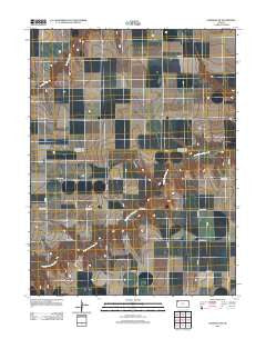 Chardon SW Kansas Historical topographic map, 1:24000 scale, 7.5 X 7.5 Minute, Year 2012