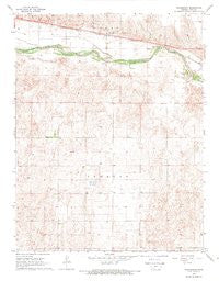 Charleston Kansas Historical topographic map, 1:24000 scale, 7.5 X 7.5 Minute, Year 1968