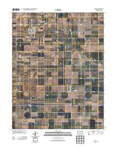 Chase Kansas Historical topographic map, 1:24000 scale, 7.5 X 7.5 Minute, Year 2012
