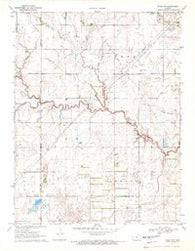 Chase NW Kansas Historical topographic map, 1:24000 scale, 7.5 X 7.5 Minute, Year 1970