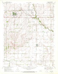 Chase Kansas Historical topographic map, 1:24000 scale, 7.5 X 7.5 Minute, Year 1970