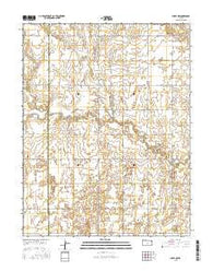 Chase NW Kansas Current topographic map, 1:24000 scale, 7.5 X 7.5 Minute, Year 2015