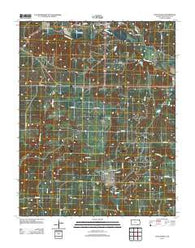 Chautauqua Kansas Historical topographic map, 1:24000 scale, 7.5 X 7.5 Minute, Year 2012