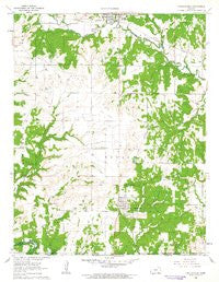 Chautauqua Kansas Historical topographic map, 1:24000 scale, 7.5 X 7.5 Minute, Year 1962