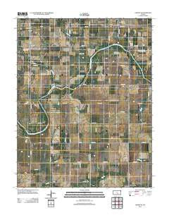 Cheney SE Kansas Historical topographic map, 1:24000 scale, 7.5 X 7.5 Minute, Year 2012