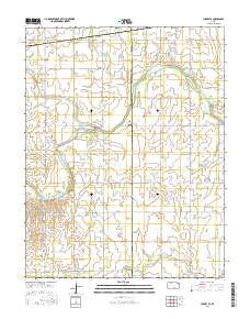 Cheney SE Kansas Current topographic map, 1:24000 scale, 7.5 X 7.5 Minute, Year 2015