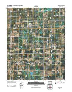 Cherokee Kansas Historical topographic map, 1:24000 scale, 7.5 X 7.5 Minute, Year 2012