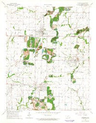 Cherokee Kansas Historical topographic map, 1:24000 scale, 7.5 X 7.5 Minute, Year 1964