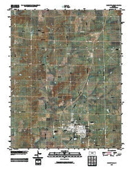 Cherryvale Kansas Historical topographic map, 1:24000 scale, 7.5 X 7.5 Minute, Year 2009