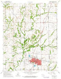 Cherryvale Kansas Historical topographic map, 1:24000 scale, 7.5 X 7.5 Minute, Year 1962