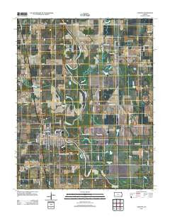 Chetopa Kansas Historical topographic map, 1:24000 scale, 7.5 X 7.5 Minute, Year 2012