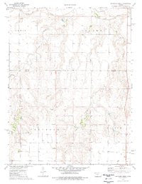 Cheyenne Creek Kansas Historical topographic map, 1:24000 scale, 7.5 X 7.5 Minute, Year 1974