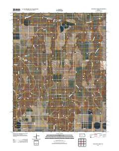 Cheyenne Creek Kansas Historical topographic map, 1:24000 scale, 7.5 X 7.5 Minute, Year 2012