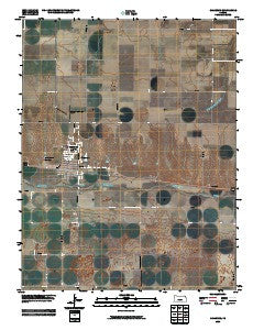 Cimarron Kansas Historical topographic map, 1:24000 scale, 7.5 X 7.5 Minute, Year 2009