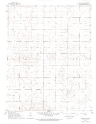 Cimarron NW Kansas Historical topographic map, 1:24000 scale, 7.5 X 7.5 Minute, Year 1968