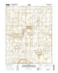 Cimarron NW Kansas Current topographic map, 1:24000 scale, 7.5 X 7.5 Minute, Year 2016