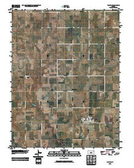 Claflin Kansas Historical topographic map, 1:24000 scale, 7.5 X 7.5 Minute, Year 2009