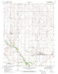 Claflin Kansas Historical topographic map, 1:24000 scale, 7.5 X 7.5 Minute, Year 1969