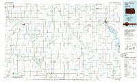 Clay Center Kansas Historical topographic map, 1:100000 scale, 30 X 60 Minute, Year 1985