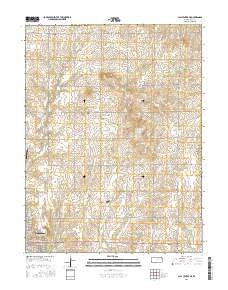 Clay Center NE Kansas Current topographic map, 1:24000 scale, 7.5 X 7.5 Minute, Year 2016