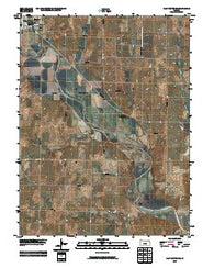 Clay Center SE Kansas Historical topographic map, 1:24000 scale, 7.5 X 7.5 Minute, Year 2009