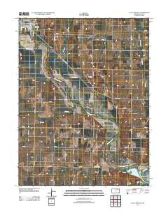 Clay Center SE Kansas Historical topographic map, 1:24000 scale, 7.5 X 7.5 Minute, Year 2012