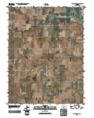 Clay Center SW Kansas Historical topographic map, 1:24000 scale, 7.5 X 7.5 Minute, Year 2009