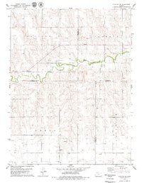 Clayton SW Kansas Historical topographic map, 1:24000 scale, 7.5 X 7.5 Minute, Year 1978