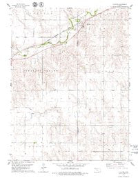 Clayton Kansas Historical topographic map, 1:24000 scale, 7.5 X 7.5 Minute, Year 1978