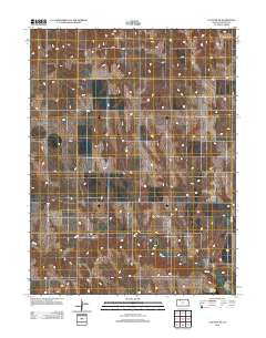 Clayton NE Kansas Historical topographic map, 1:24000 scale, 7.5 X 7.5 Minute, Year 2012