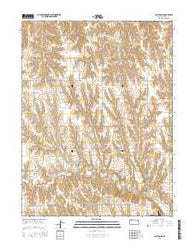 Clayton NE Kansas Current topographic map, 1:24000 scale, 7.5 X 7.5 Minute, Year 2015