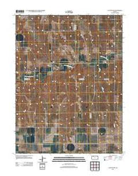 Clayton SW Kansas Historical topographic map, 1:24000 scale, 7.5 X 7.5 Minute, Year 2012