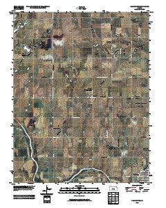 Clearwater Kansas Historical topographic map, 1:24000 scale, 7.5 X 7.5 Minute, Year 2009