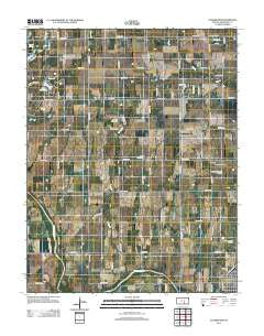 Clearwater Kansas Historical topographic map, 1:24000 scale, 7.5 X 7.5 Minute, Year 2012