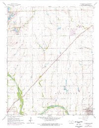 Clearwater Kansas Historical topographic map, 1:24000 scale, 7.5 X 7.5 Minute, Year 1965