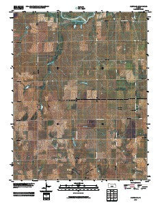Cleveland Kansas Historical topographic map, 1:24000 scale, 7.5 X 7.5 Minute, Year 2009