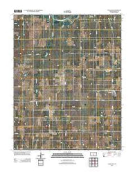 Cleveland Kansas Historical topographic map, 1:24000 scale, 7.5 X 7.5 Minute, Year 2012