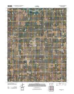 Cleveland Kansas Historical topographic map, 1:24000 scale, 7.5 X 7.5 Minute, Year 2012