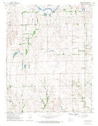Cleveland Kansas Historical topographic map, 1:24000 scale, 7.5 X 7.5 Minute, Year 1967