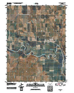 Clifton Kansas Historical topographic map, 1:24000 scale, 7.5 X 7.5 Minute, Year 2009