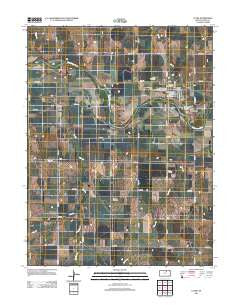 Clyde Kansas Historical topographic map, 1:24000 scale, 7.5 X 7.5 Minute, Year 2012