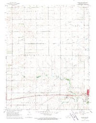 Coats NE Kansas Historical topographic map, 1:24000 scale, 7.5 X 7.5 Minute, Year 1968