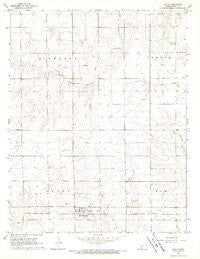 Coats Kansas Historical topographic map, 1:24000 scale, 7.5 X 7.5 Minute, Year 1968